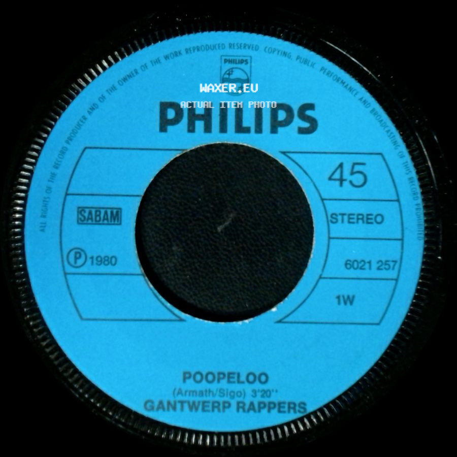 Gantwerp Rappers - Poopeloo (Do It Yourself Mr. D.J.) / Poopeloo side B