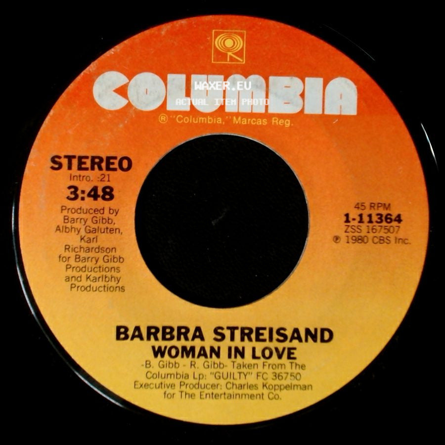 Barbra Streisand - Woman In Love / Run Wild side A