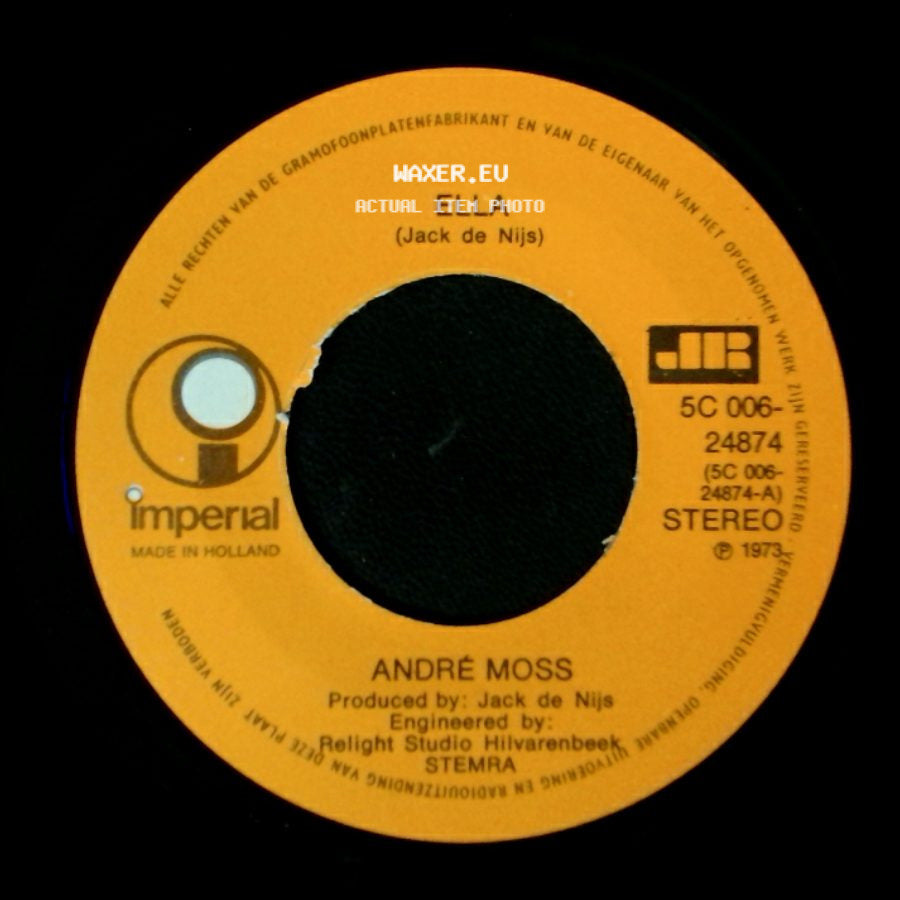 André Moss - Sylvia's Wedding / Ella (Jack De Nijs) side B