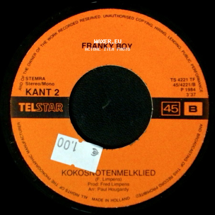 Franky Boy - Kokosnotenmelklied / De Ketelsamba side A