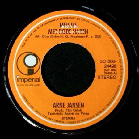 Arne Jansen - Ik Wil Dat Jij Altijd Bij Mij Bent / Meisjes Met Rode Haren side B