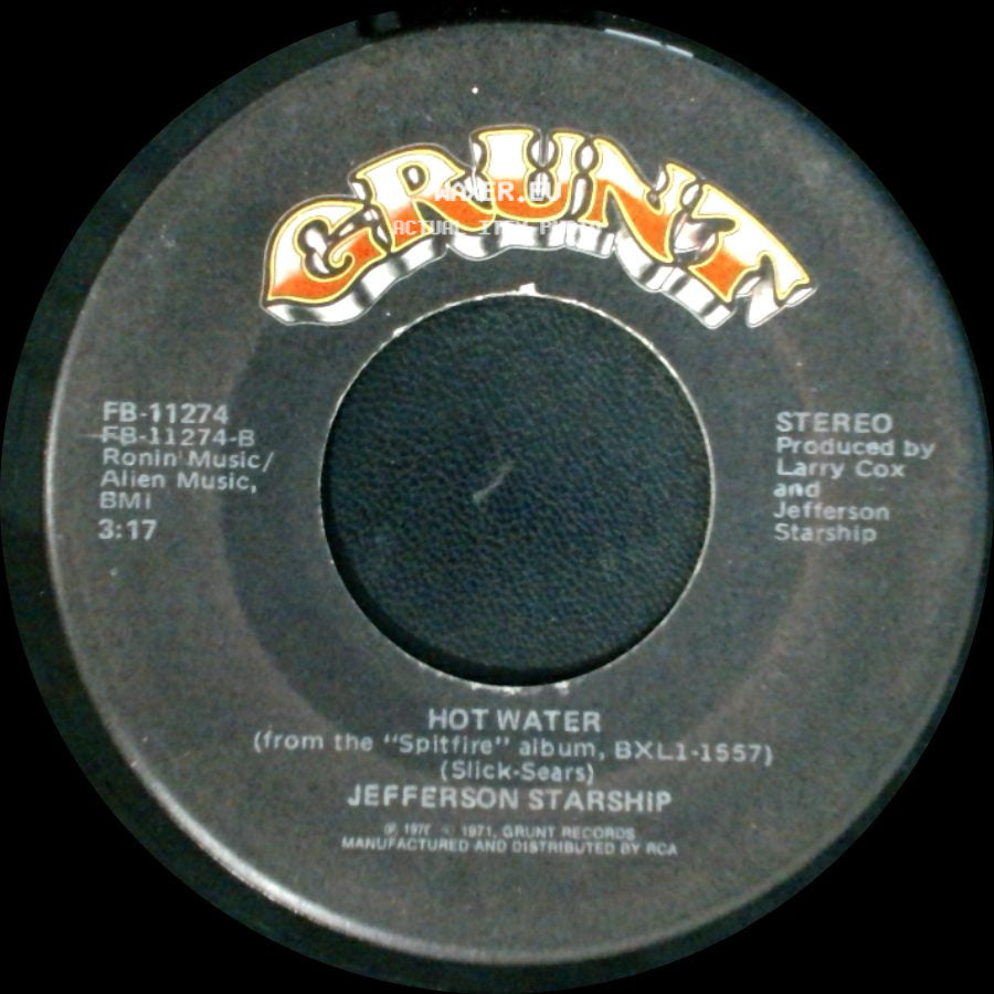 Jefferson Starship - Hot Water / Runaway side A