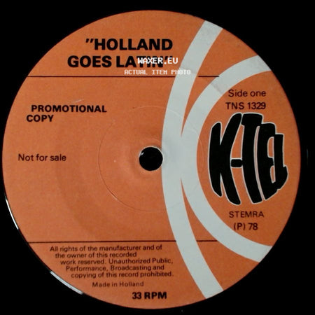 Unknown Artist - Holland Goes Latin / Holland Goes Latin side A