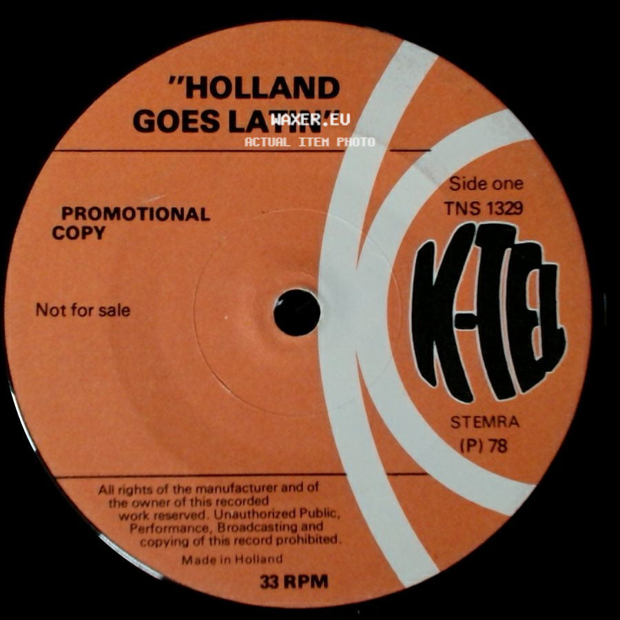 Unknown Artist - Holland Goes Latin / Holland Goes Latin side A