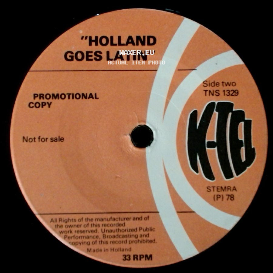Unknown Artist - Holland Goes Latin / Holland Goes Latin side B