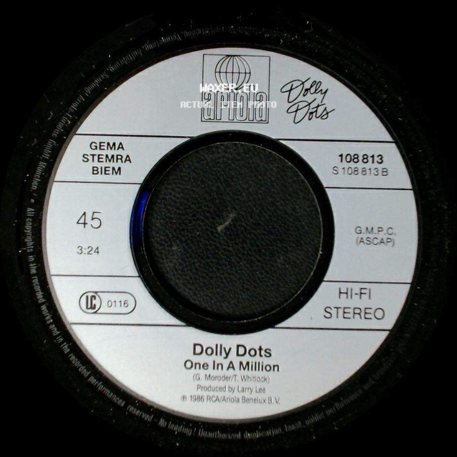Dolly Dots - One In A Million / Hearts Beat Thunder side A