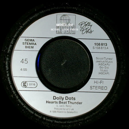 Dolly Dots - One In A Million / Hearts Beat Thunder side B