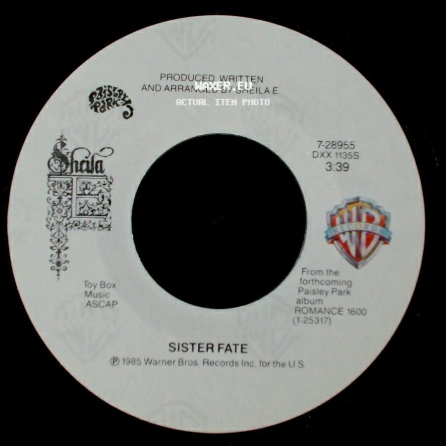 Sheila E. - Sister Fate / Sister Fate (Instrumental) side A