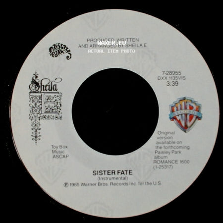 Sheila E. - Sister Fate / Sister Fate (Instrumental) side B