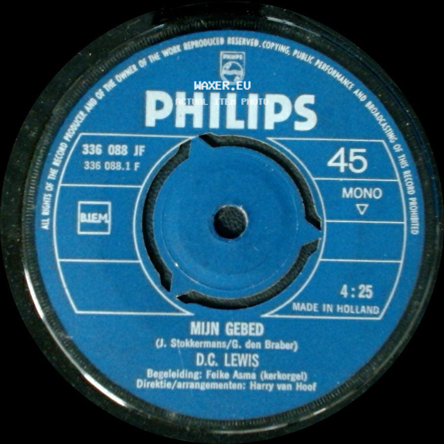 D.C. Lewis - De Laatste Zeven Dagen (The Last Seven Days) / Mijn Gebed side B