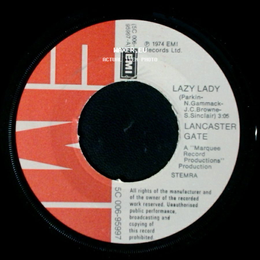 Lancaster Gate - Lazy Lady / Dancing In The Moonlight side A