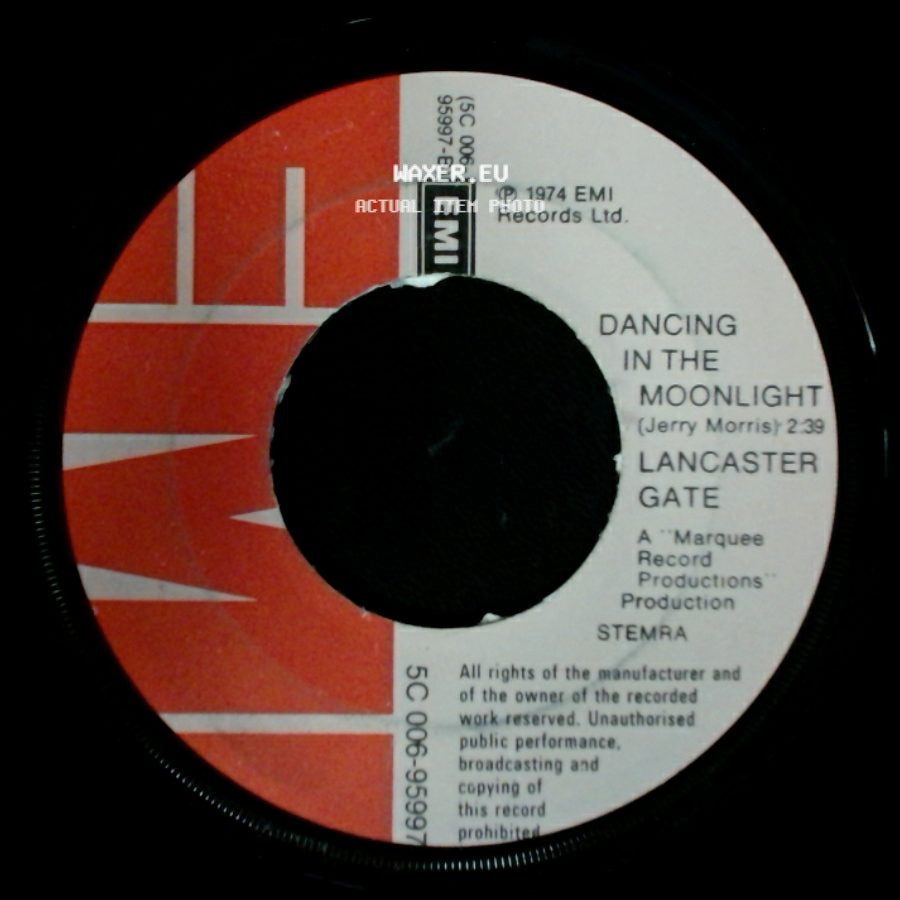Lancaster Gate - Lazy Lady / Dancing In The Moonlight side B