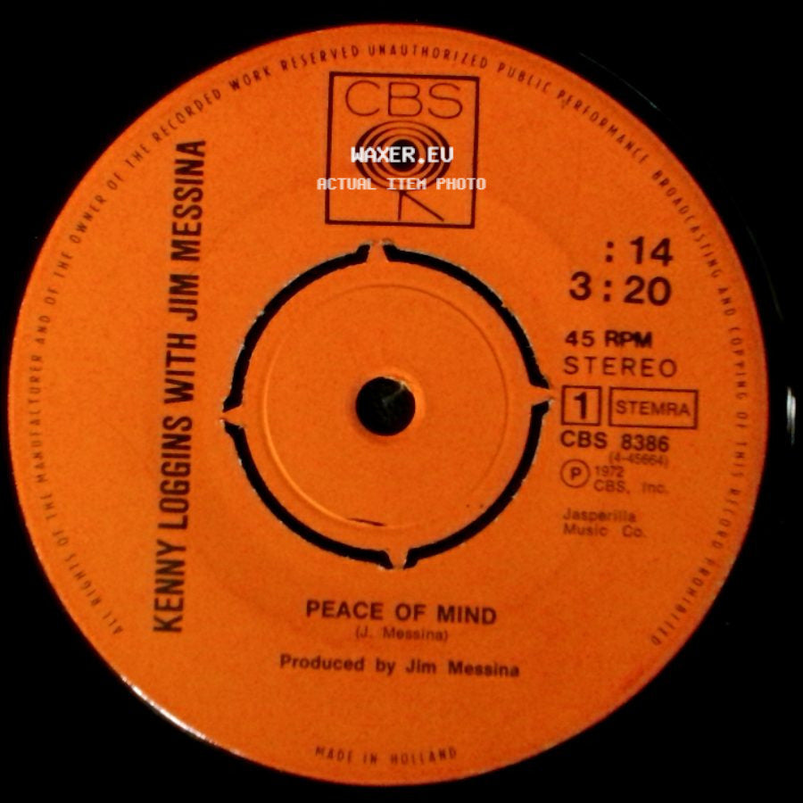 Kenny Loggins With Jim Messina - Peace Of Mind / House At Pooh Corner side A