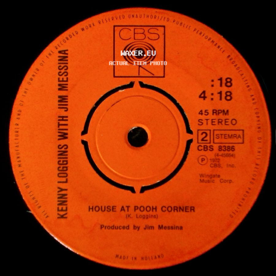 Kenny Loggins With Jim Messina - Peace Of Mind / House At Pooh Corner side B