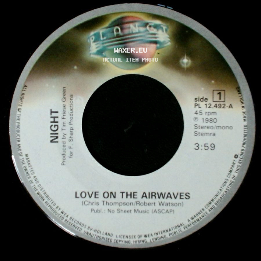 Night - Love On The Airwaves / Day After Day side A