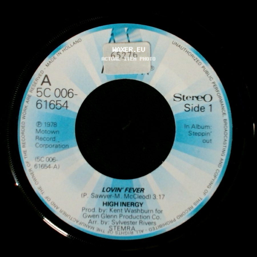 High Inergy - Lovin' Fever / Beware side A