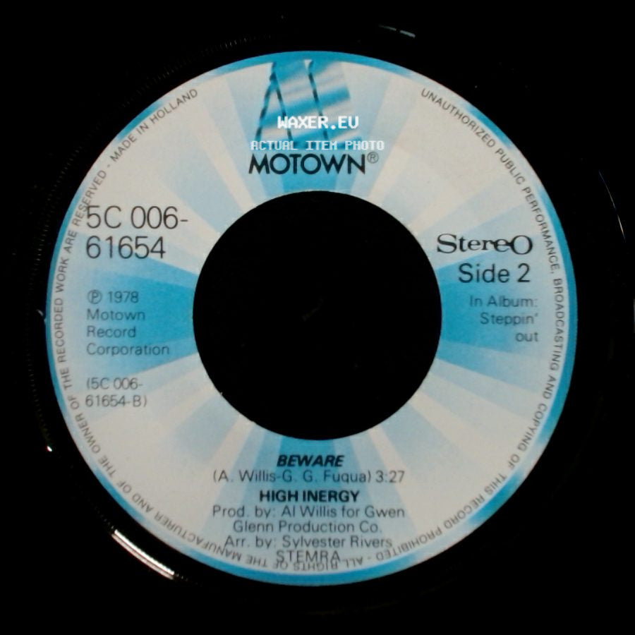 High Inergy - Lovin' Fever / Beware side B