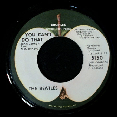 The Beatles - Can't Buy Me Love / You Can't Do That side B