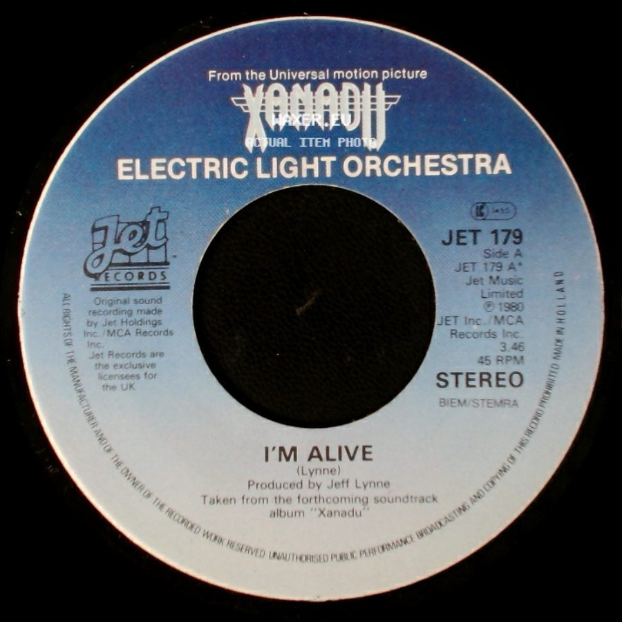 Electric Light Orchestra - I'm Alive / Drum Dreams side A