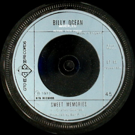 Billy Ocean - Sweet Memories / Red Light Spells Danger side A