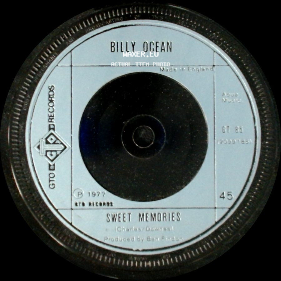 Billy Ocean - Sweet Memories / Red Light Spells Danger side A