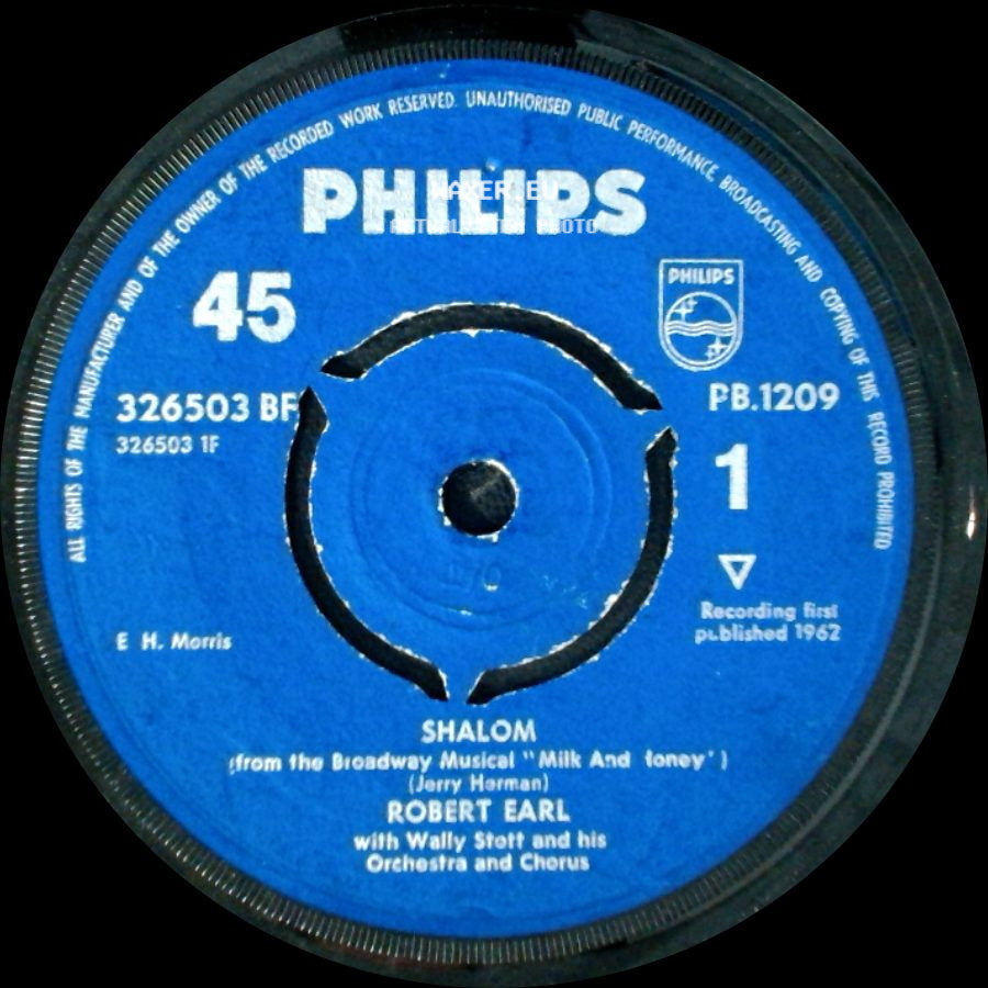 Robert Earl - When You're In Love / Shalom side B