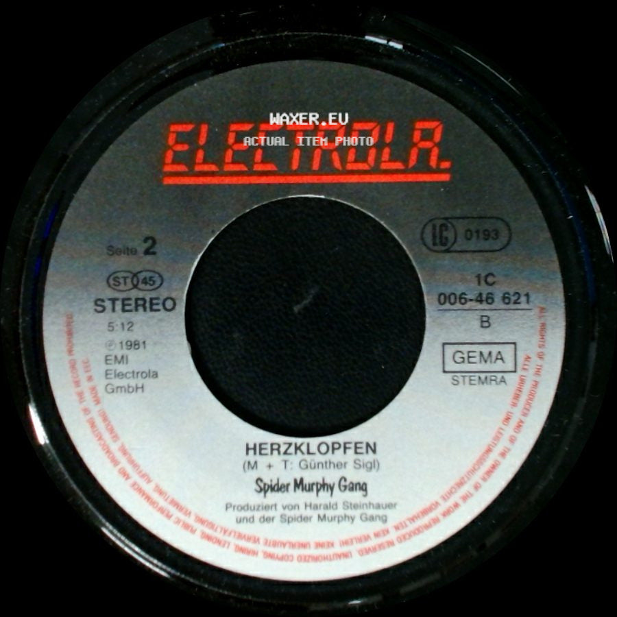 Spider Murphy Gang - Herzklopfen / Wo Bist Du? side A
