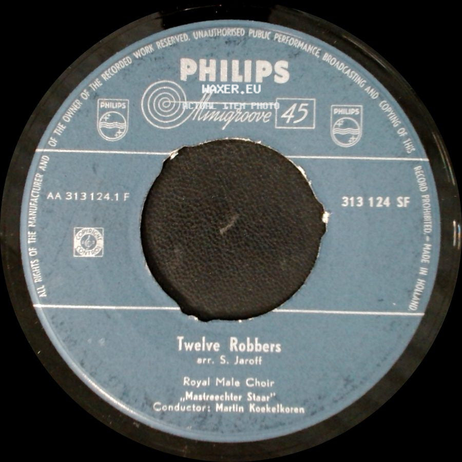 Royal Male Choir / Royal Male Choir "Mastreachter Staar" - Twelve Robbers / Song Of The Volga Boatmen / Platoff Song side A