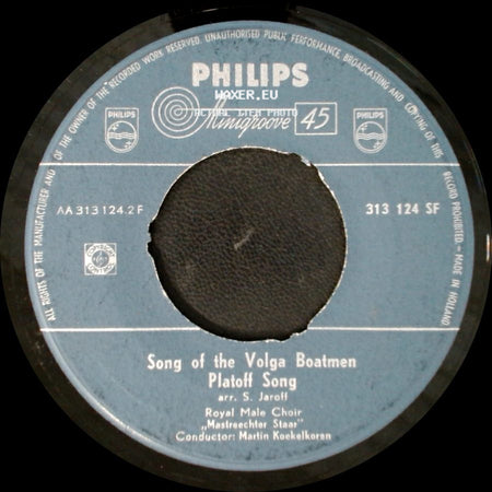 Royal Male Choir / Royal Male Choir "Mastreachter Staar" - Twelve Robbers / Song Of The Volga Boatmen / Platoff Song side B