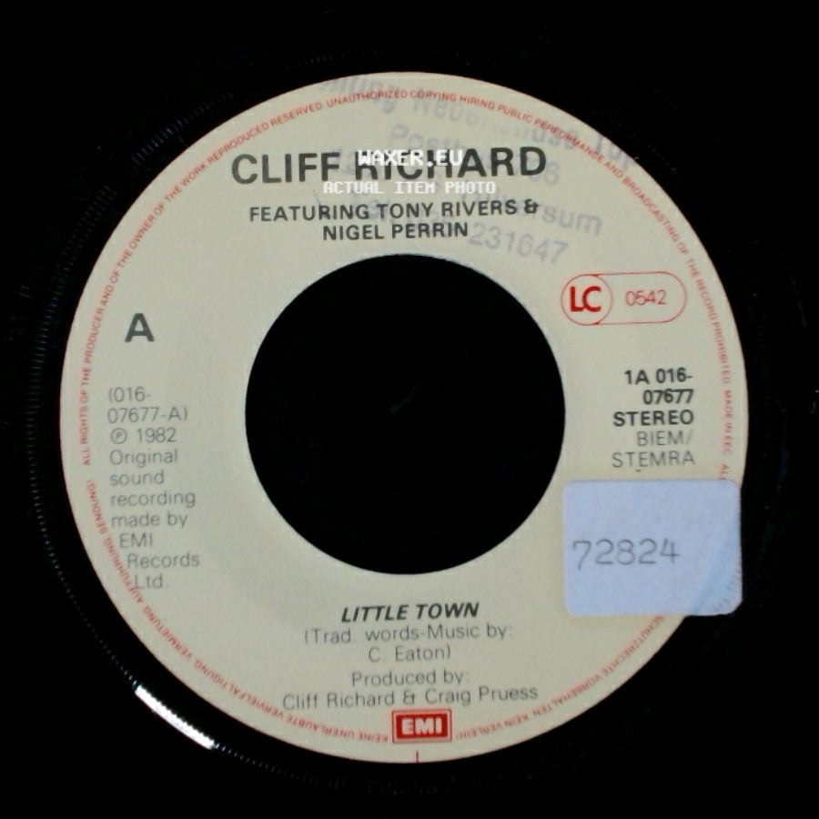 Cliff Richard - Little Town / Love And A Helping Hand / You, Me And Jesus side A