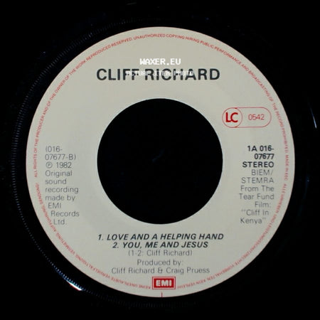 Cliff Richard - Little Town / Love And A Helping Hand / You, Me And Jesus side B