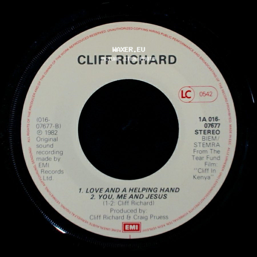 Cliff Richard - Little Town / Love And A Helping Hand / You, Me And Jesus side B