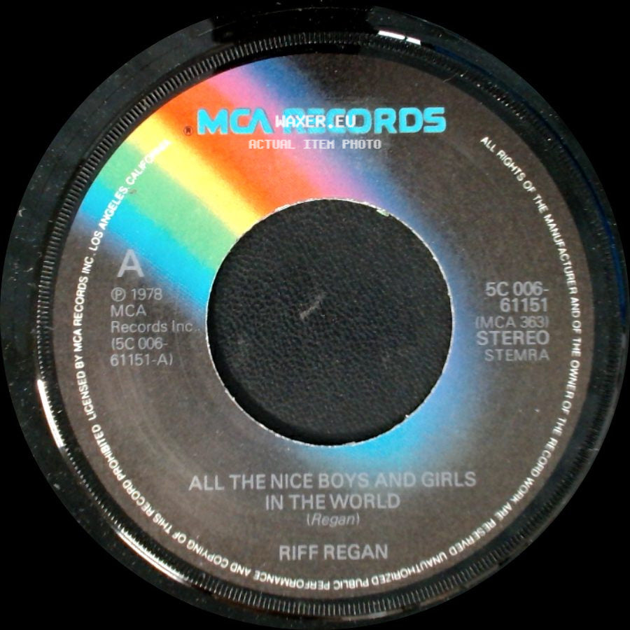 Riff Regan - All The Nice Boys And Girls In The World / Strangers side A