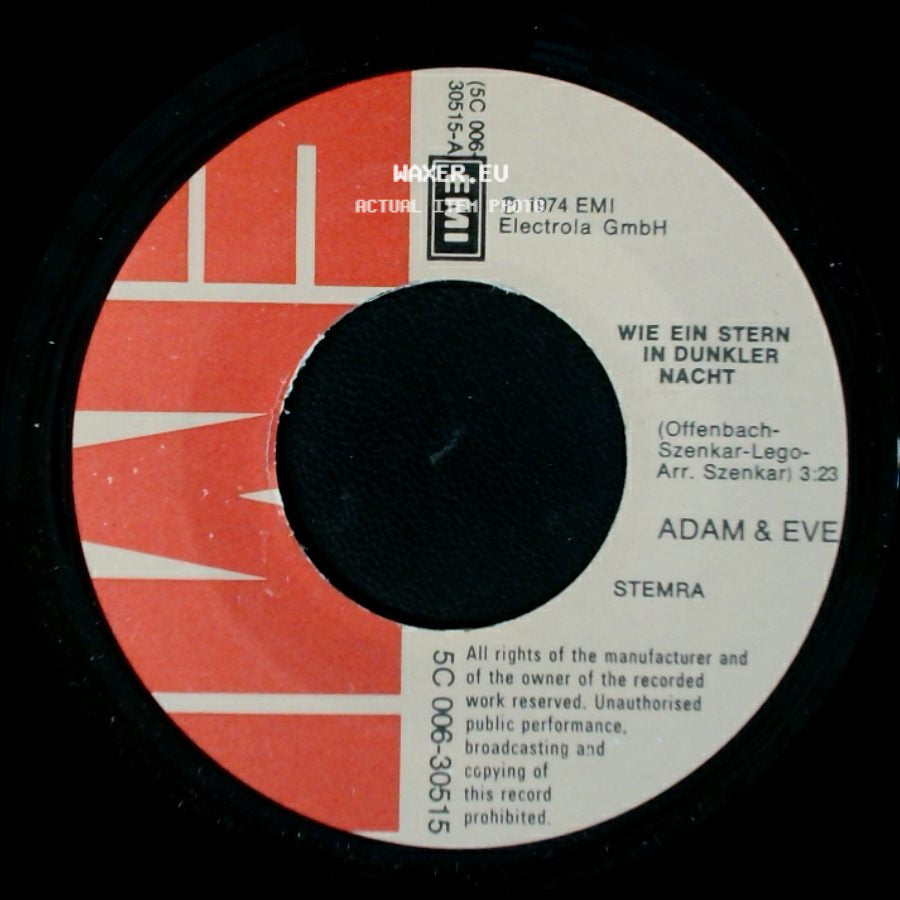 Adam & Eve - Wie Ein Stern In Dunkler Nacht / Chiri-Biri-Bim side A