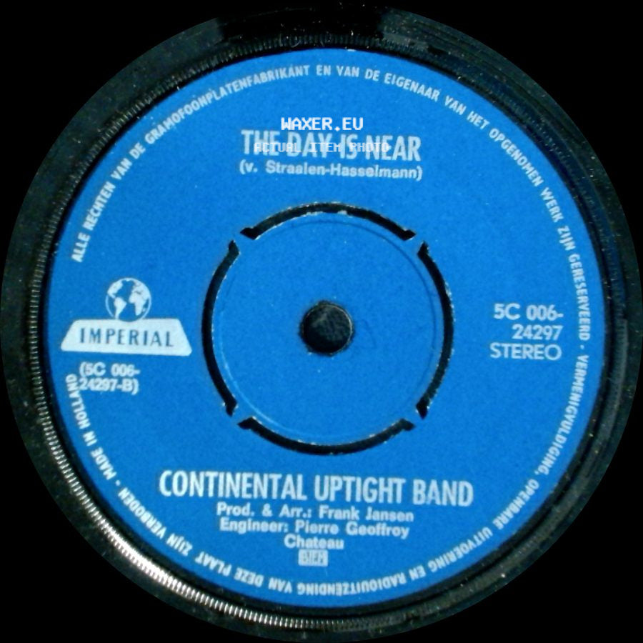 Continental Uptight Band - The Day Is Near / Window Seat side A