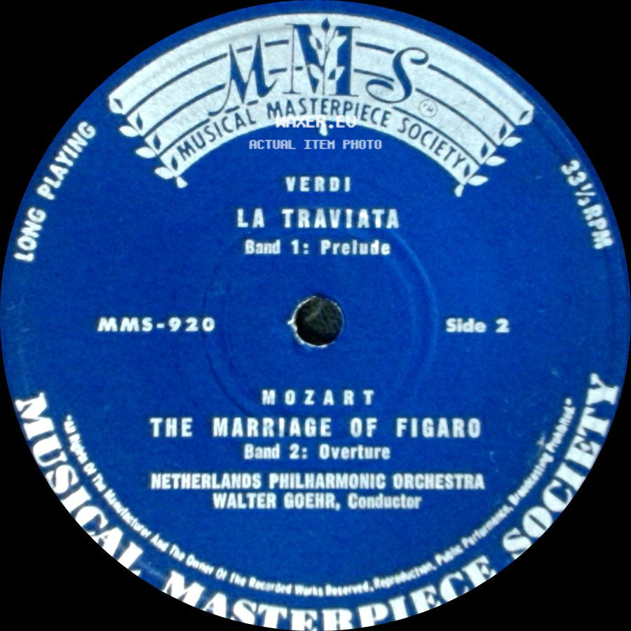 Bizet / Rossini / Verdi / Mozart - Carmen / The Barber Of Seville / La Traviata / The Marriage Of Figaro side B