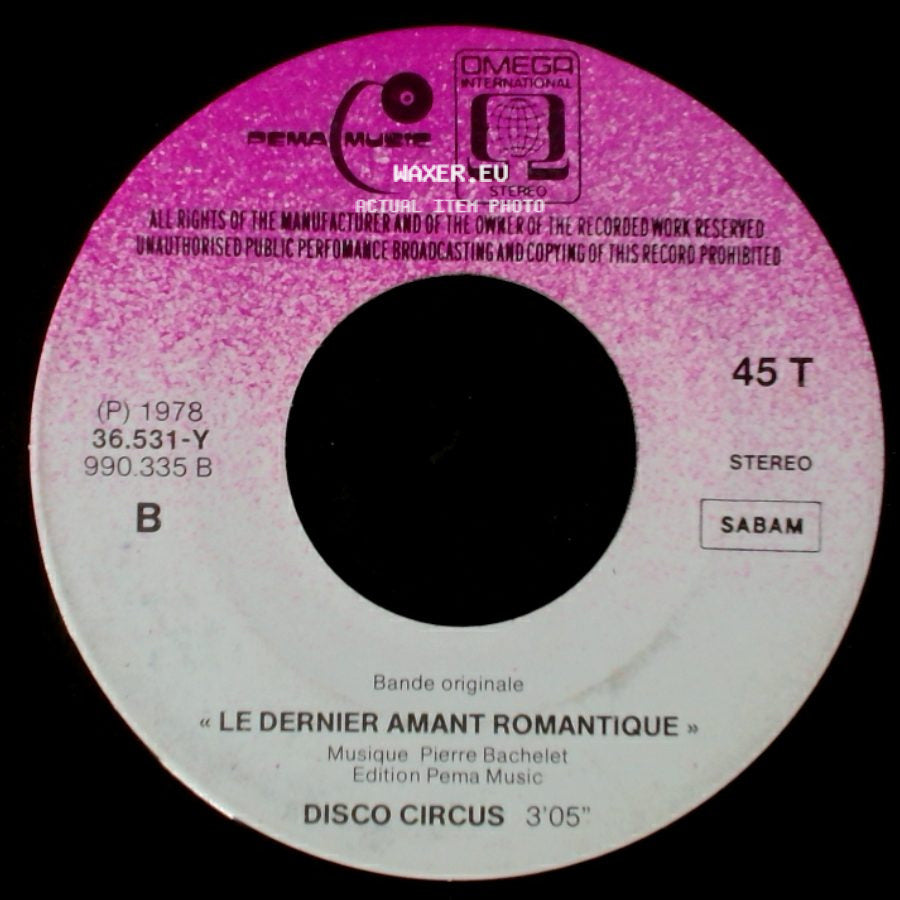 Cher Komisar - Le Dernier Amant Romantique / Romantic Lover side A