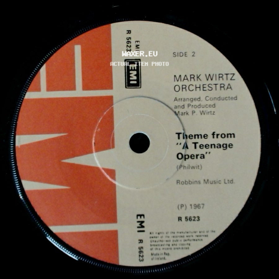 Keith West / Mark Wirtz Orchestra - Excerpt From "A Teenage Opera" / Theme From "A Teenage Opera" side B