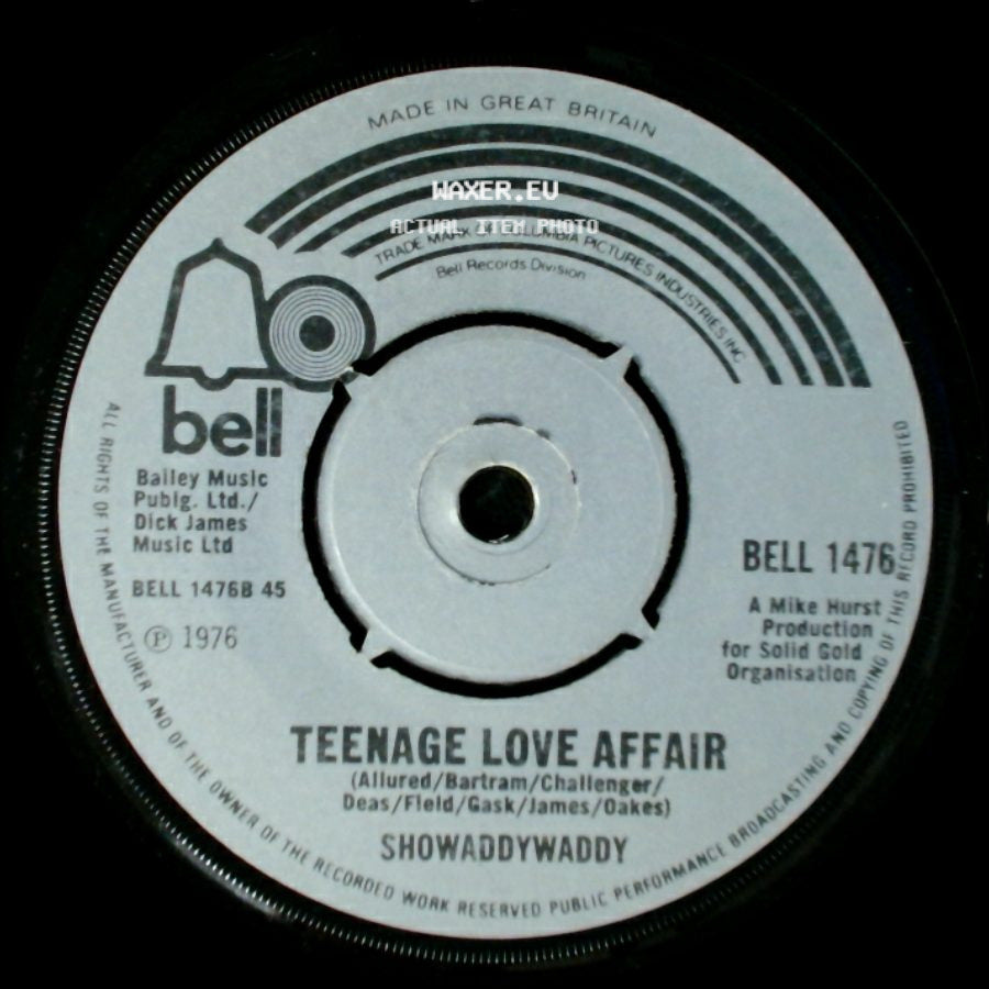 Showaddywaddy - Trocadero / Teenage Love Affair side B