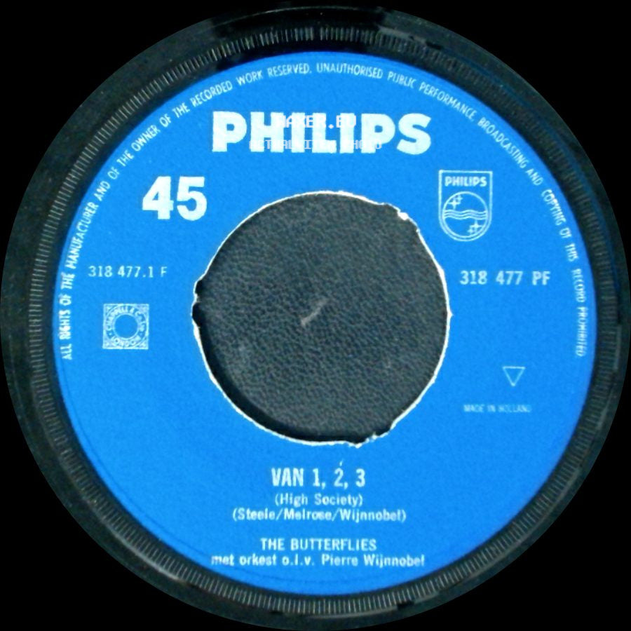 The Butterflies - Mary / Van 1, 2, 3 side B