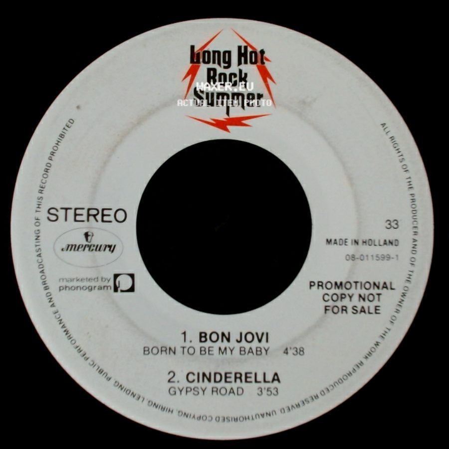 Bon Jovi - Born To Be My Baby / 1. Kingdom Come - Gotta Go (Can't Wage A War) / 2. Dare - Into The Fire side A