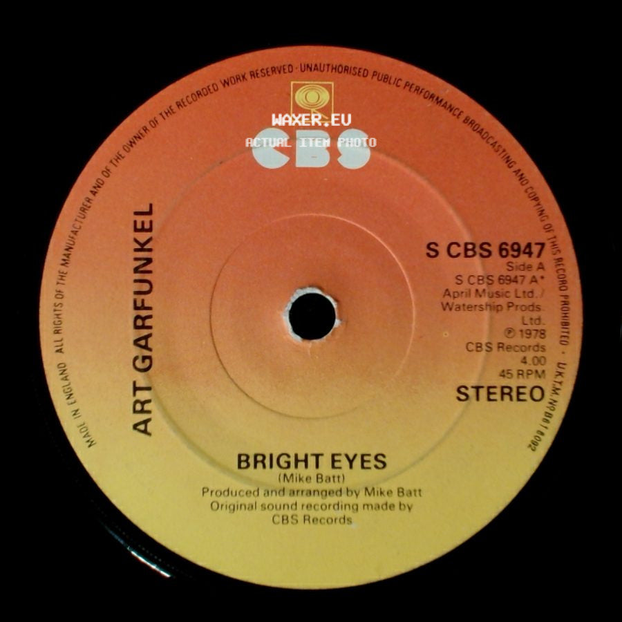 Art Garfunkel - Bright Eyes / Kehaar's Theme side A