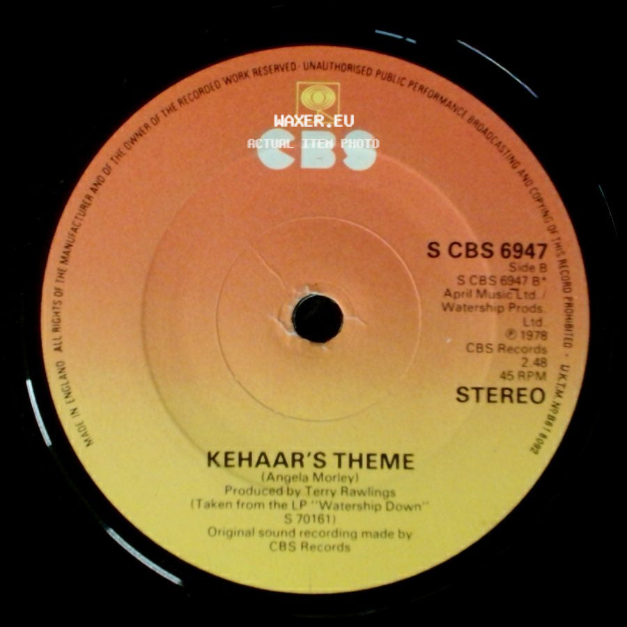 Art Garfunkel - Bright Eyes / Kehaar's Theme side B
