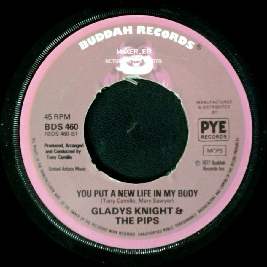 Gladys Knight & The Pips - Home Is Where The Heart Is / You Put A New Life In My Body side B