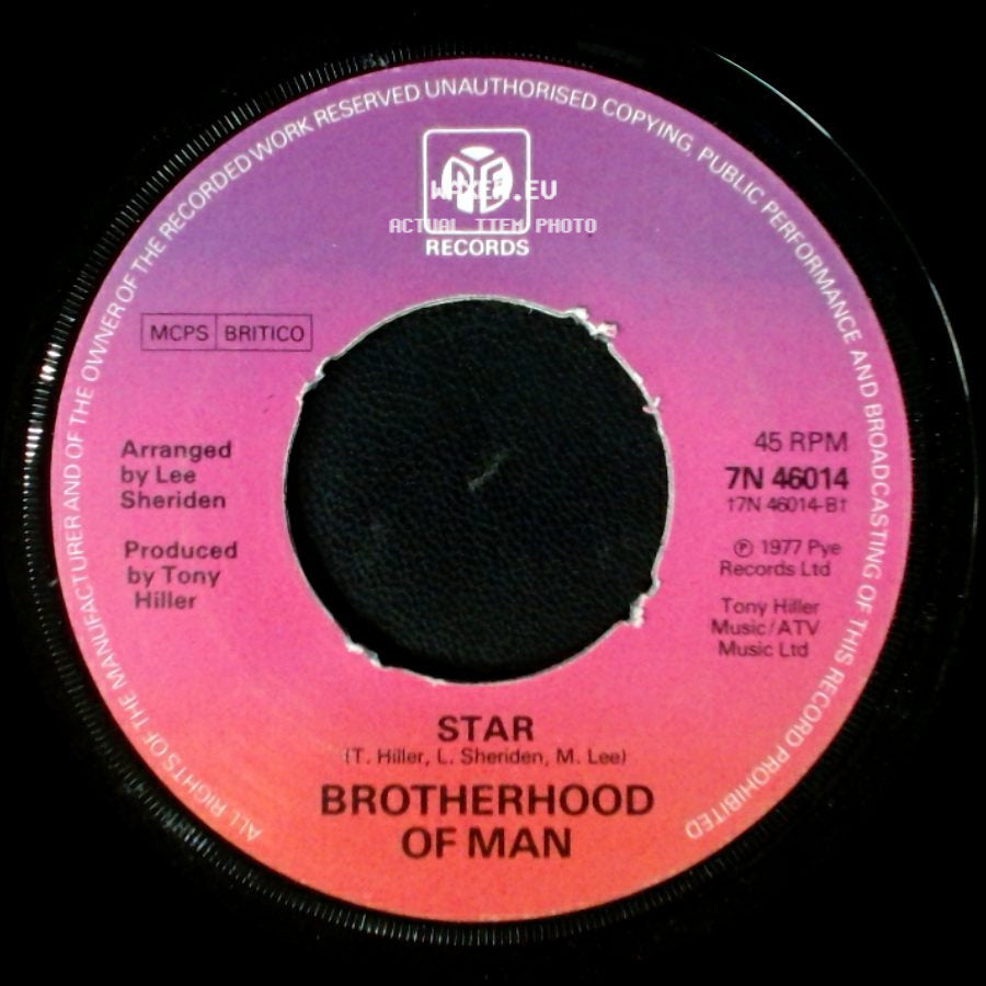 Brotherhood Of Man - Star / Highwayman side A