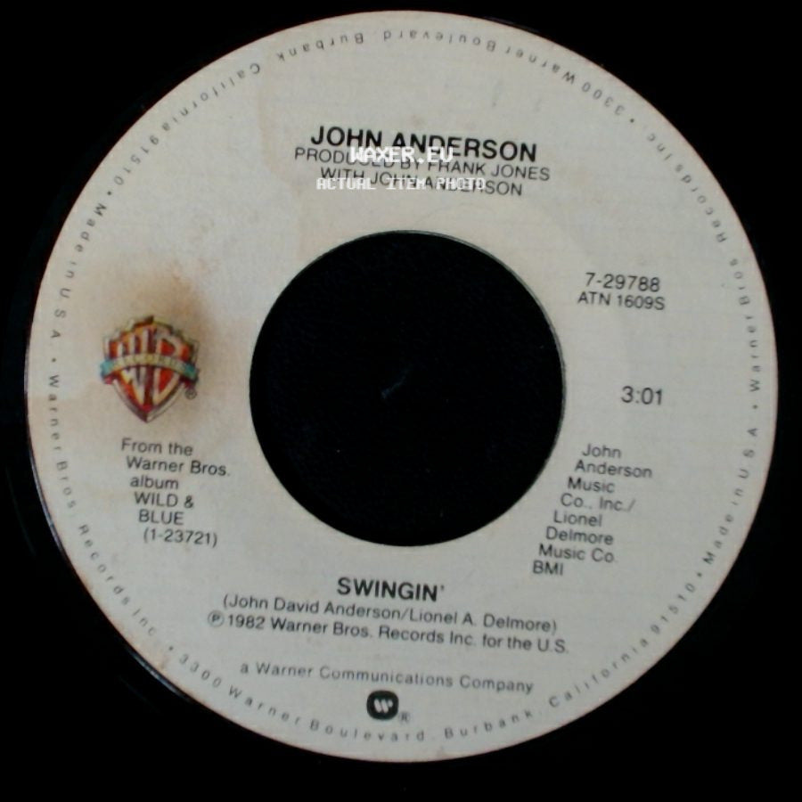 John Anderson - Swingin' / A Honky Tonk Saturday Night side A