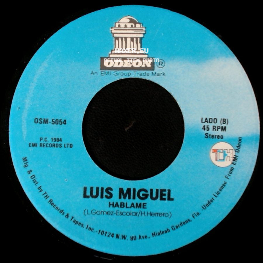 Luis Miguel - Palabra De Honor / Hablame side B