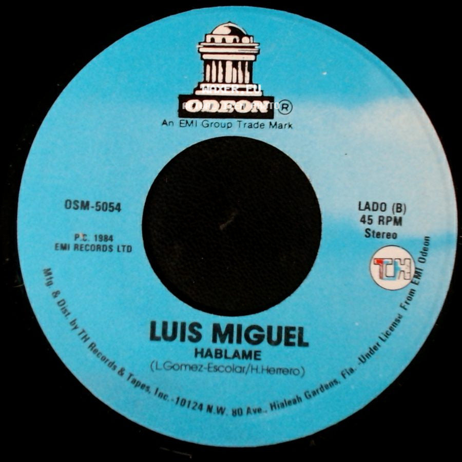 Luis Miguel - Hablame / Palabra De Honor side A