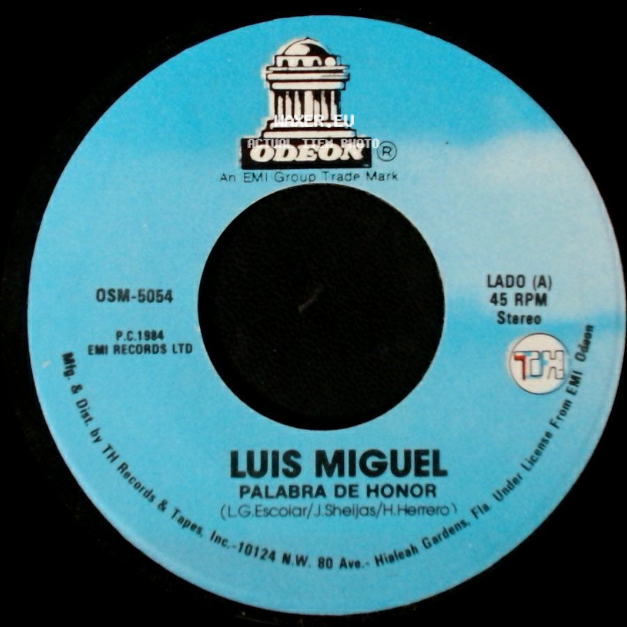 Luis Miguel - Hablame / Palabra De Honor side B