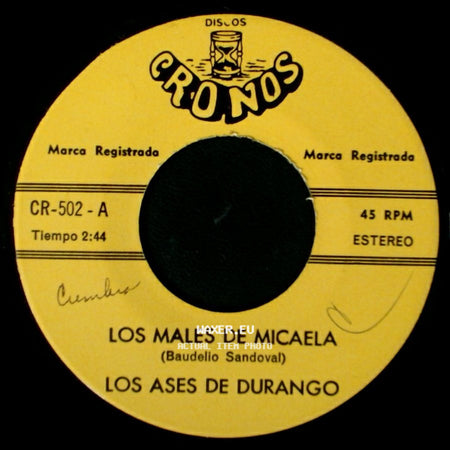 Los Ases De Durango - El Negro Jose / Los Males De Micaela side B